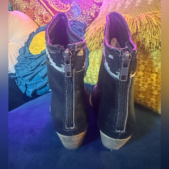 SBICCA Women’s Black Aztec Booties sz 8 - Picture 4 of 8